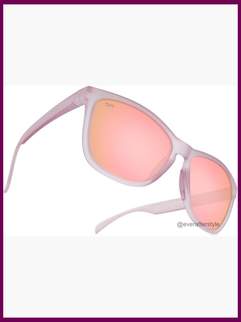 Lightweight Polarized Sunglasses With Rubberized Nosepads